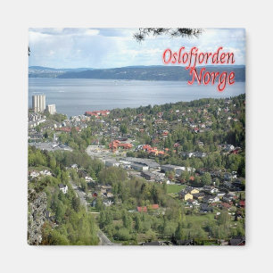 zNO163 OSLOFJORDEN, Norway, Europe, Fridge Magnet