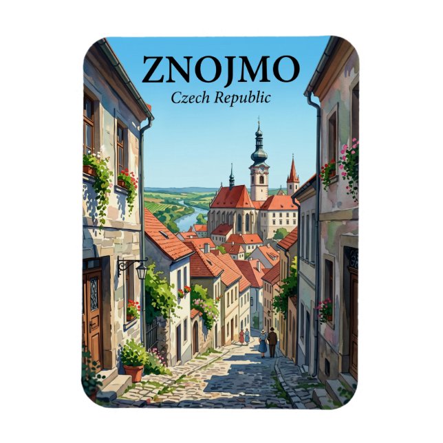 Znojmo Czech Republic Magnet (Vertical)