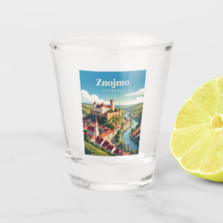 Znojmo, South Moravian Region, Czech Republic Shot Glass