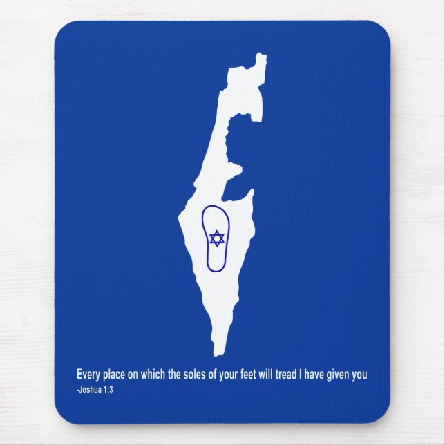 Zo Artzeinu - Joshua 1:3 Mouse Pad (Front)