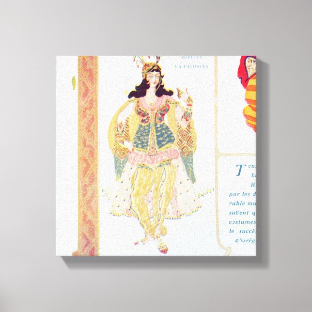 Zobeide Canvas Print (Front)