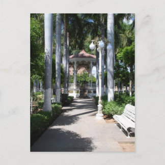 Zocalo Kiosk, El Fuerte, Sinaloa, Mexico Postcard