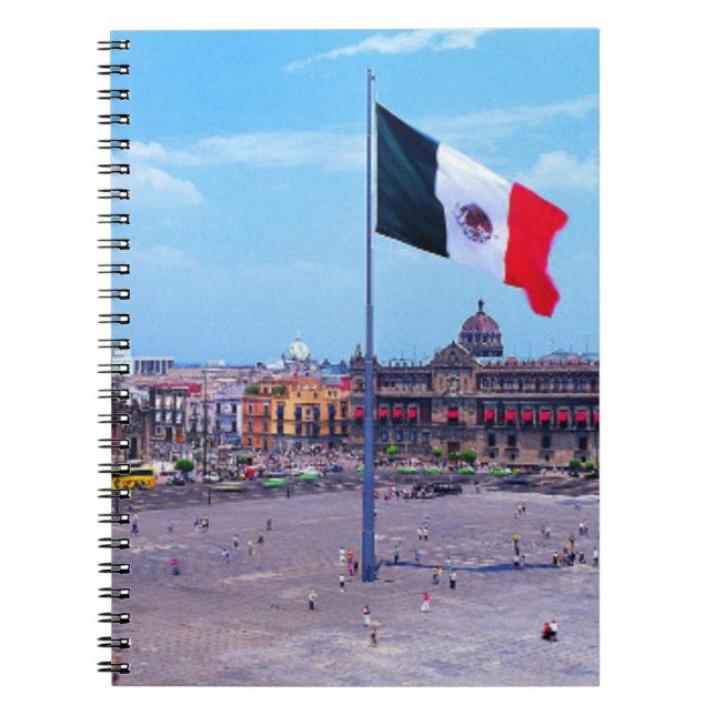Zocalo, Mexico City, Mexico Notebook (Front)