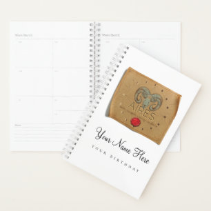 Zodiac - Aires - Personalized Day Planner
