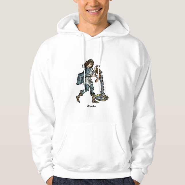 Zodiac: Aquarius, 1482 Hoodie (Front)