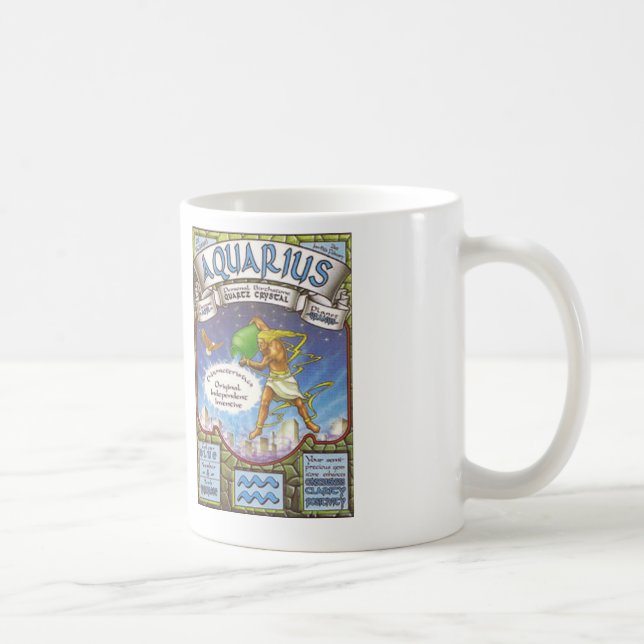 ZODIAC Aquarius Coffee Mug (Right)