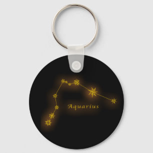 Zodiac - Aquarius Keychain