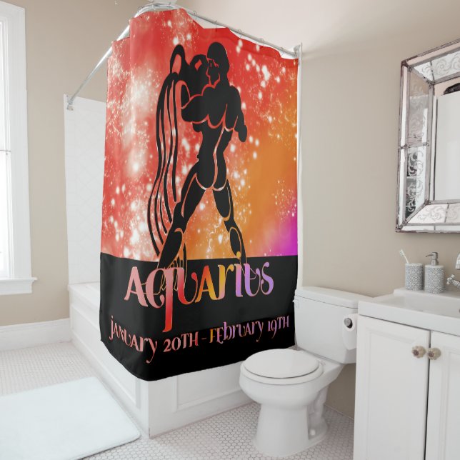 Zodiac : Aquarius Orange Space Design (In Situ)