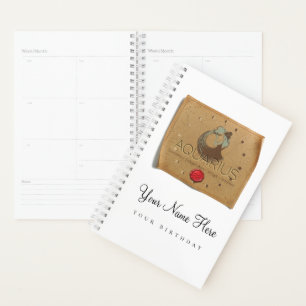 Zodiac - Aquarius - Personalized Day Planner