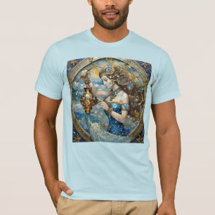 Zodiac - Aquarius The Water Bearer T-Shirt