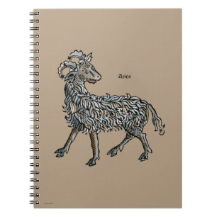 Zodiac: Aries, 1482 Notebook