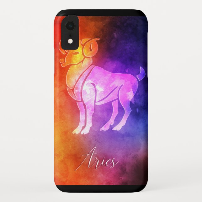 Zodiac : Aries Candy Colours Cell Phone Cover (Back)