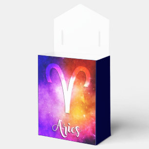 Zodiac : Aries Colourful Candy Colours Favor Box