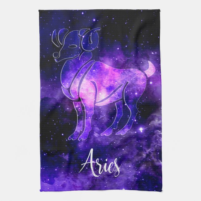 Zodiac : Aries Kitchen Towel (Vertical)