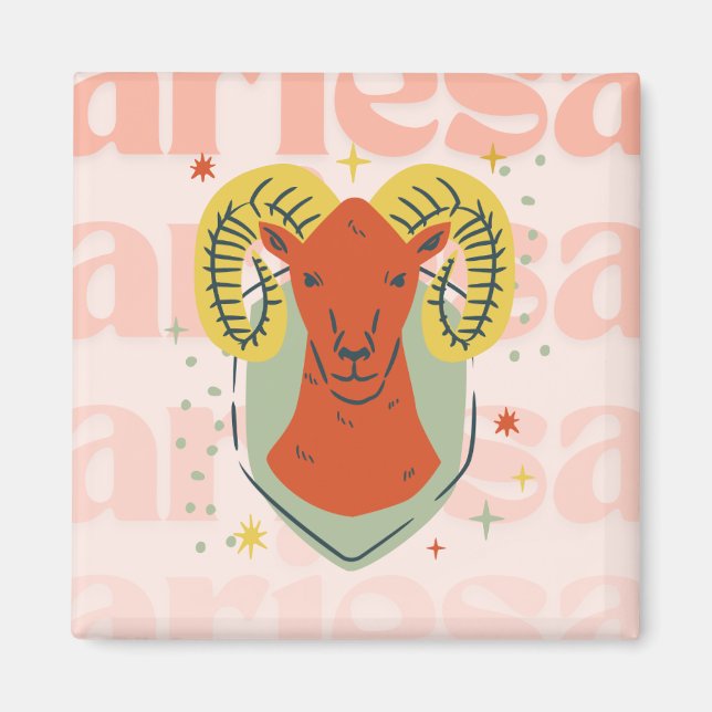 Zodiac Aries Magnet (Devant)