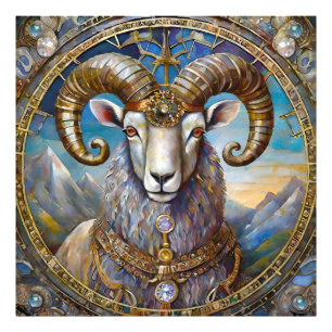 Zodiac - Aries The Ram Photo Print