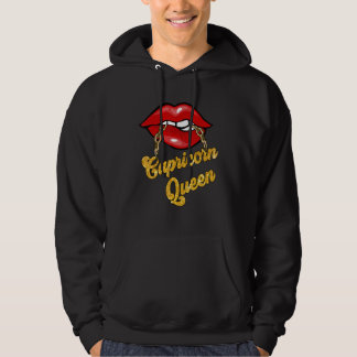 Zodiac Astrology  Lip Capricorn Queen December Hoodie