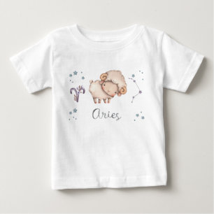Zodiac Baby Aries Baby BodySuit and T-Shirt