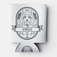 ZODIAC BADGE SYMBOL VIRGO STROKE
