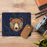 Zodiac Bear Portrait | Hand-drawn Bear Mousepad<br><div class="desc">Zodiac Bear Portrait | Hand-drawn Bear Mousepad - Dress up your desktop with our Zodiac Bear Portrait  Mousepad. Our Animal mousepads make an excellent gift for the holidays. Don't hesitate to contact the store owner for additional questions about our products. PurdyCase©</div>