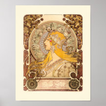 Zodiac by Alphonse Mucha