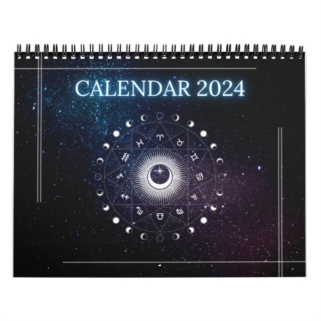 Zodiac Calander 2024 Calendar Astrology (Cover)
