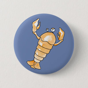 Zodiac cancer 2 inch round button