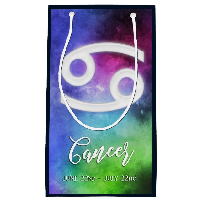 Zodiac : Cancer Dates Small Gift Bag (Front)