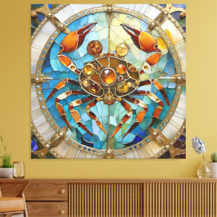 Zodiac - Cancer The Crab Canvas Print