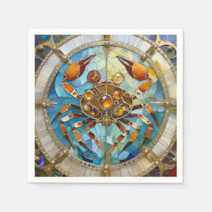 Zodiac - Cancer The Crab Napkin