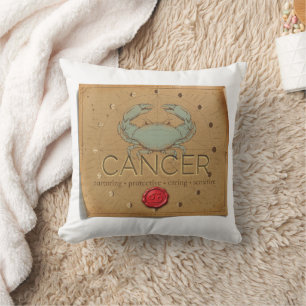 Zodiac - Cancer - Throw Pillow