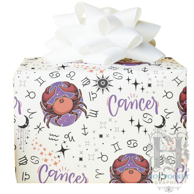 Zodiac Cancer Wrapping Paper (Creator Uploaded)
