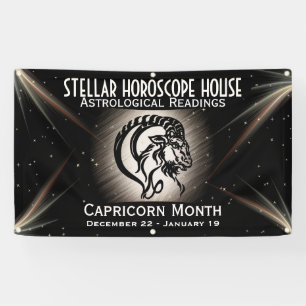Zodiac Capricorn Banner Make it Any Sign 
