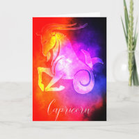 Zodiac : Capricorn Colourful Candy Colours