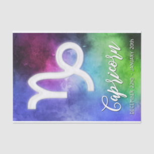 Zodiac : Capricorn Dates Tissue Paper