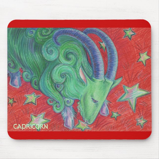 Zodiac Capricorn mousepad (Front)