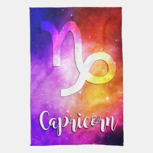 Zodiac : Capricorn Space Candy Kitchen Towel