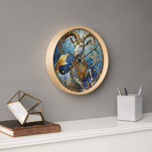 Zodiac - Capricorn the Sea Goat Clock
