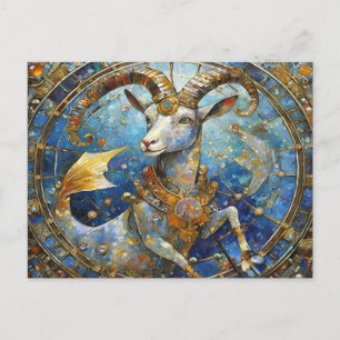 Zodiac - Capricorn the Sea Goat Postcard