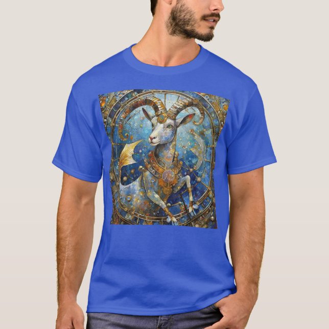 Zodiac - Capricorn the Sea Goat T-Shirt (Front)
