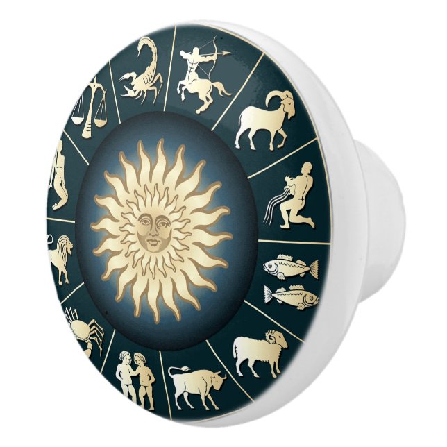 Zodiac Ceramic Knob (Right)