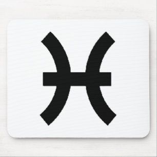 ZODIAC, CHINESE AND JAPANESE SYMBOLS MOUSE PAD