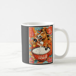 Zodiac Chinese New Year Of The Horse 2026 Rice Men Coffee Mug