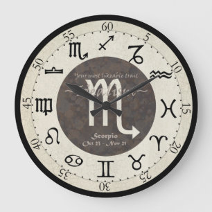 Zodiac Clock - Scorpio