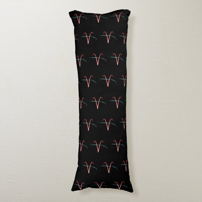 Zodiac Constellation Aries Body Pillow (Front Vertical)