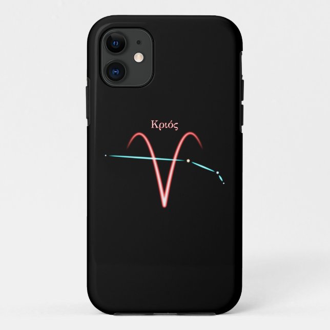 Zodiac Constellation Aries Case-Mate iPhone Case (Back)