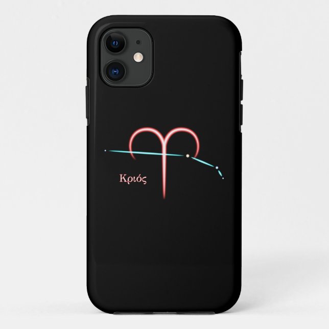 Zodiac Constellation Aries Case-Mate iPhone Case (Back)
