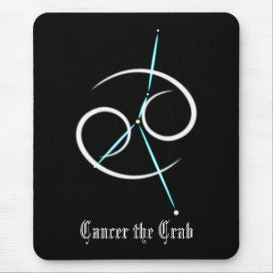 Zodiac Constellation Cancer Mouse Pad