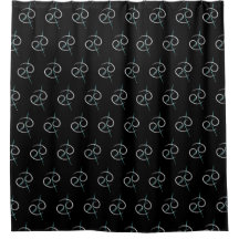 Zodiac Constellation Cancer Shower Curtain