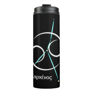 Zodiac Constellation Cancer Thermal Tumbler